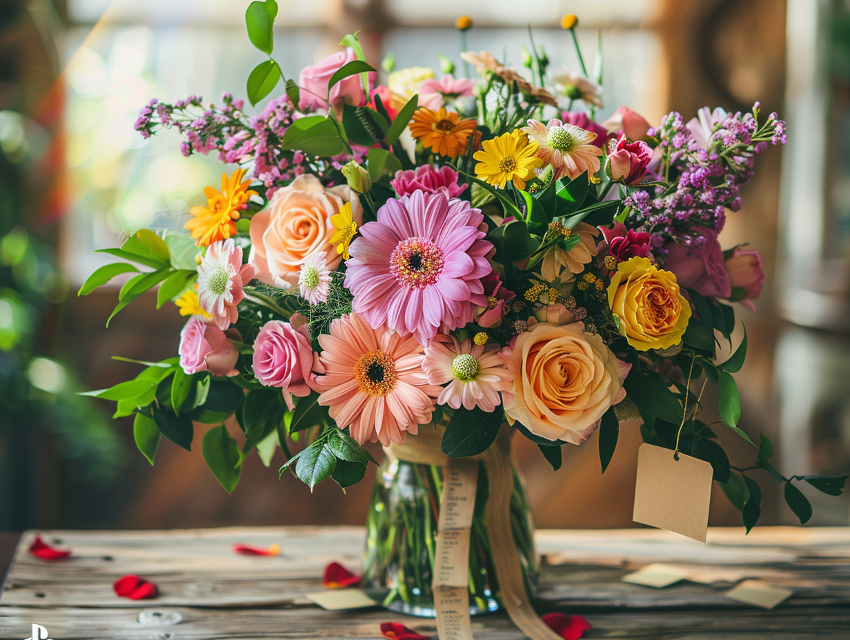 fleurs marché