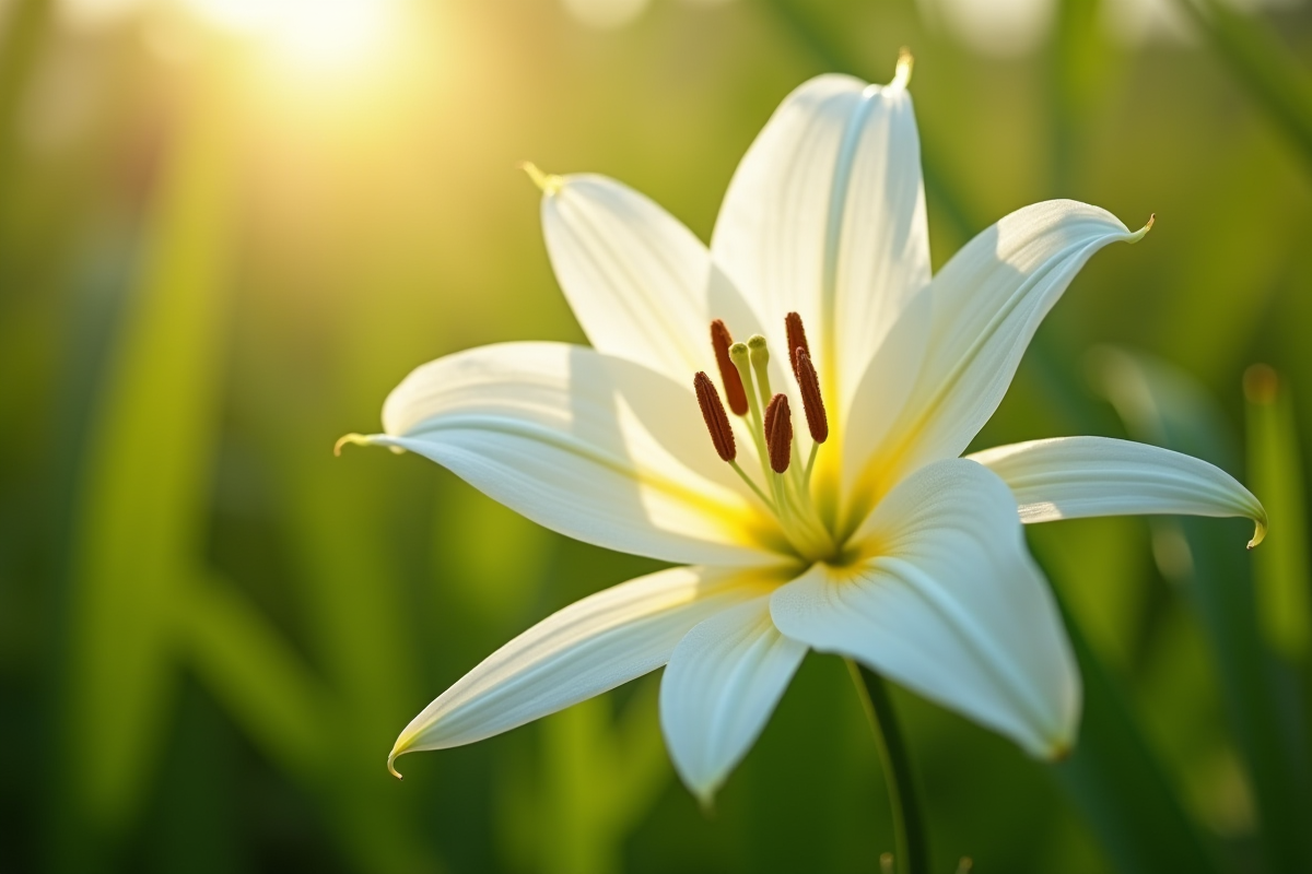 fleurs blanches